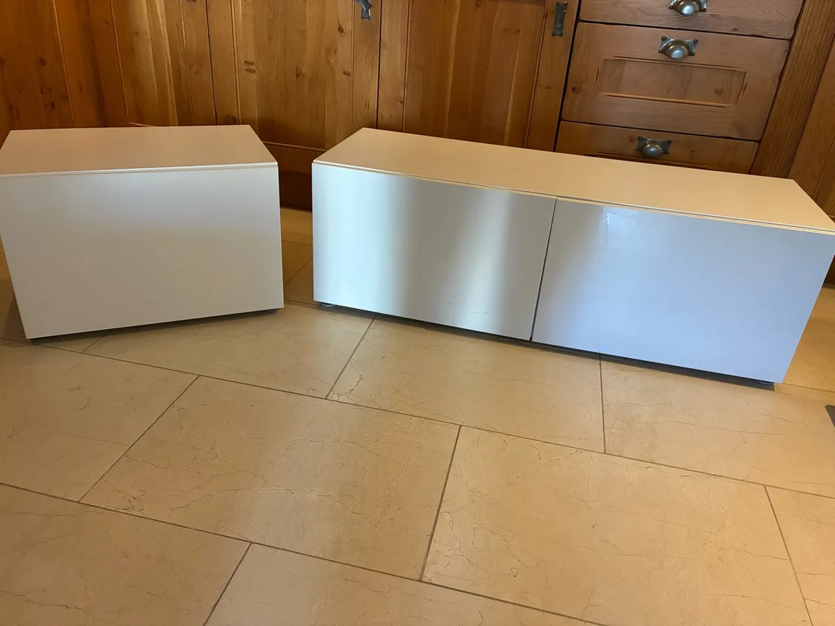 White cabinets - Image 1