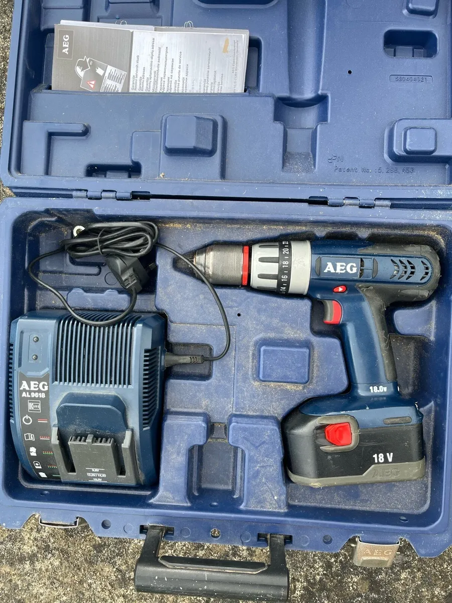 Cordless AEG drill
