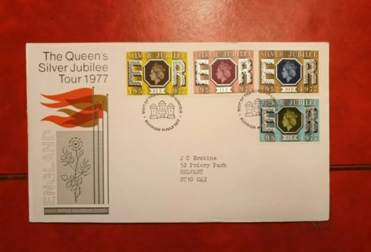 QEII Silver Jubilee Tour 1977 Stamp Covers - Image 2