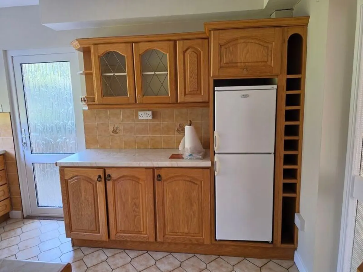 Solid Oak Kitchen. Ready for collection - Image 4
