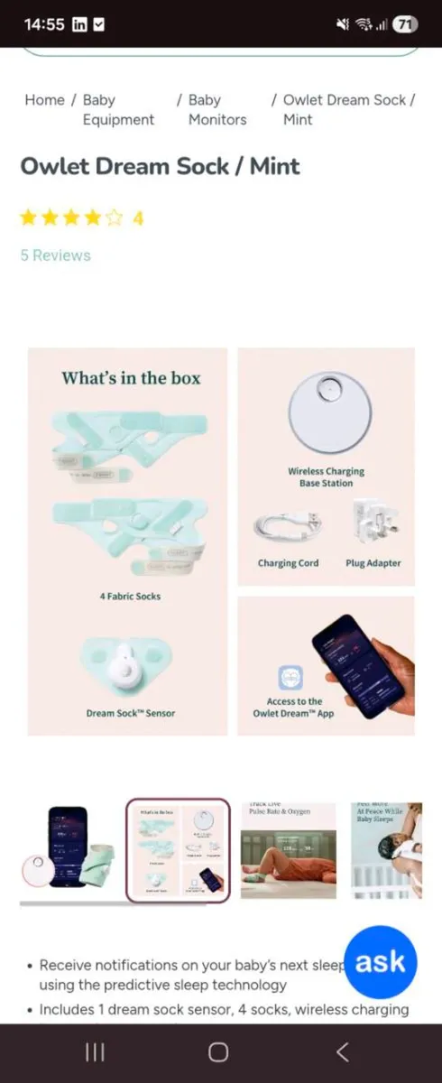 Owlet 3rd Generation - Image 3