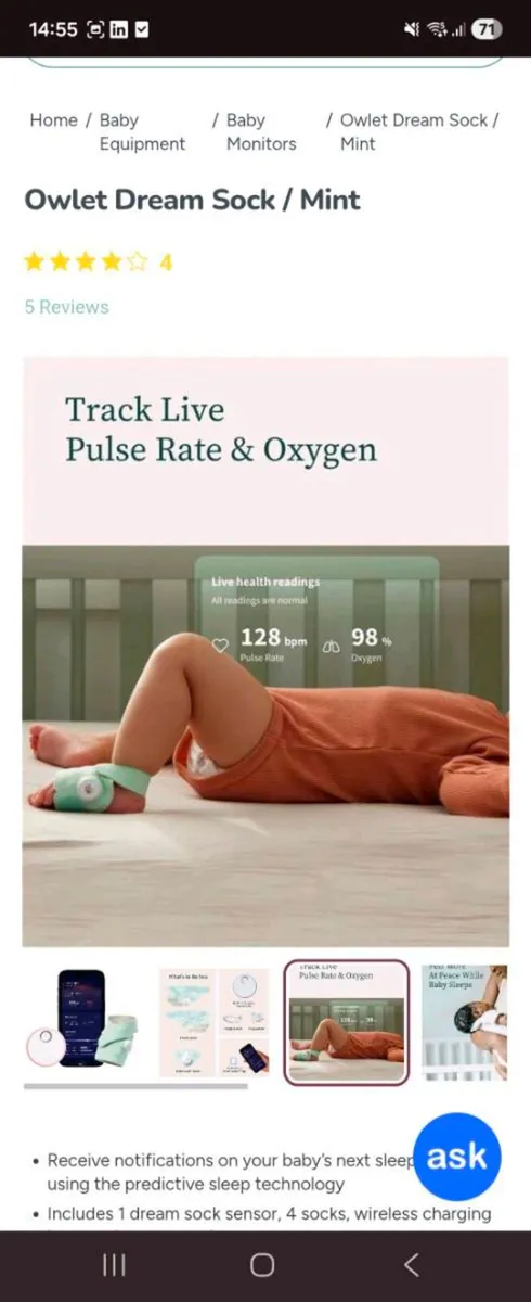 Owlet 3rd Generation - Image 1