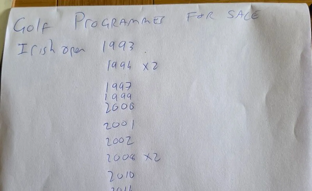 Golf Programmes - Image 3