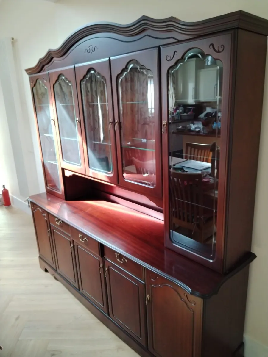 Mahogany Display Cabinet - Image 1