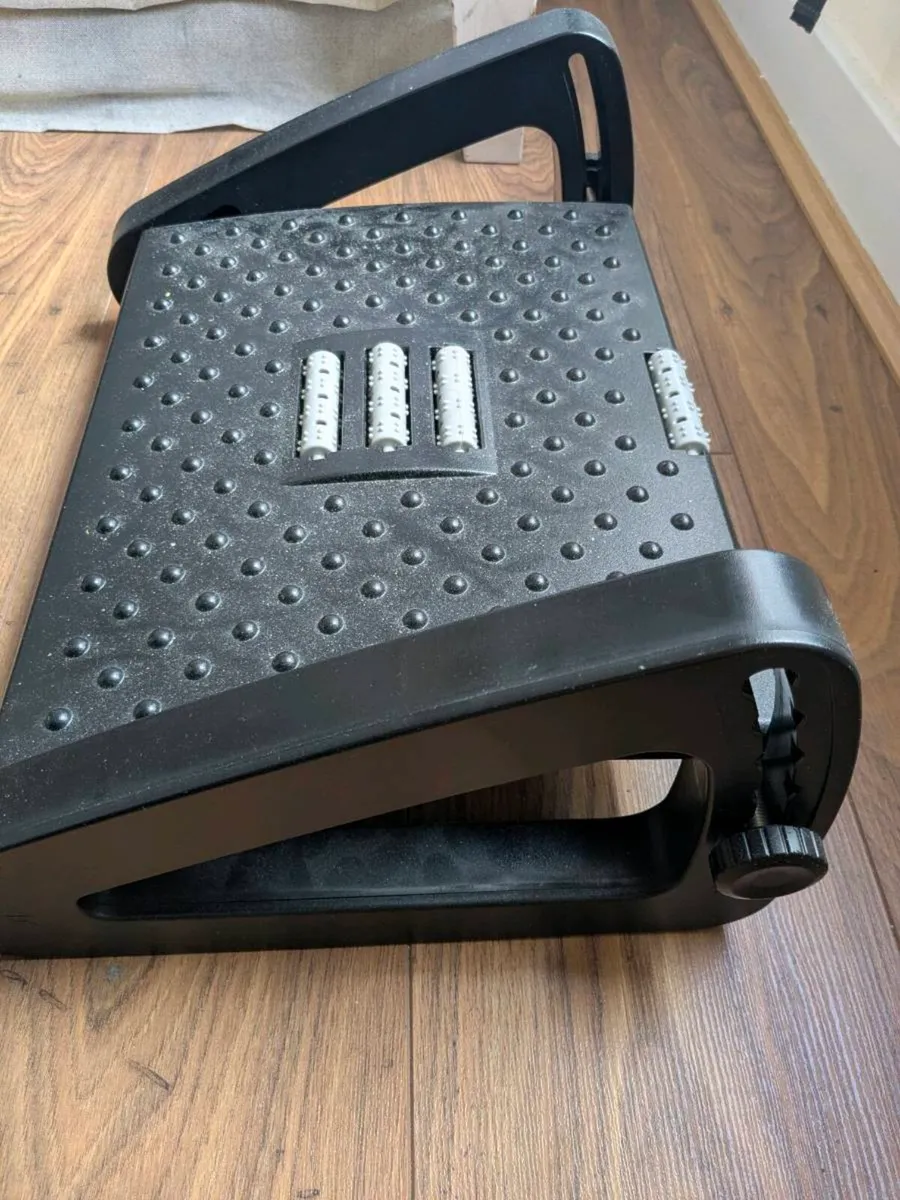 Adjustable Height Footrest Under Desk - Image 1