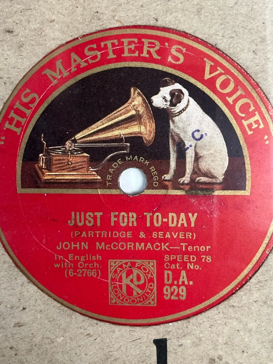 Vintage 78 Speed John Mc Cormack Record - Image 2