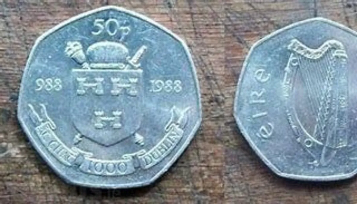 Dublin Millennium Commemorative 50p - Fifty Pence