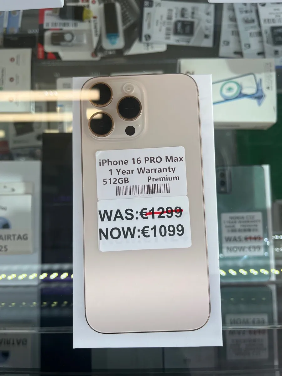 📲IPHONE 16 PRO MAX 1 YEAR WARRANTY - Image 1
