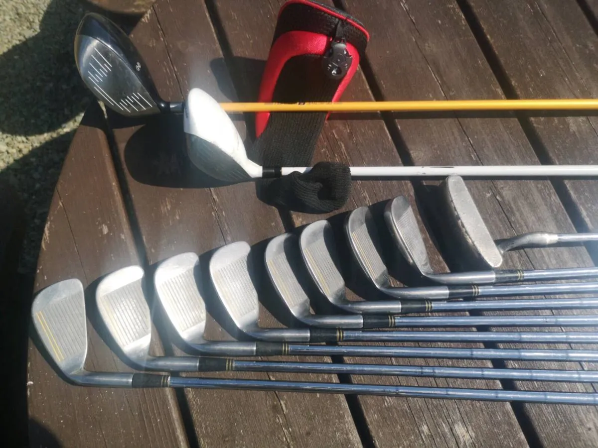 Gents Set 2 woods, 8 irons & putter. All Reg flex - Image 4