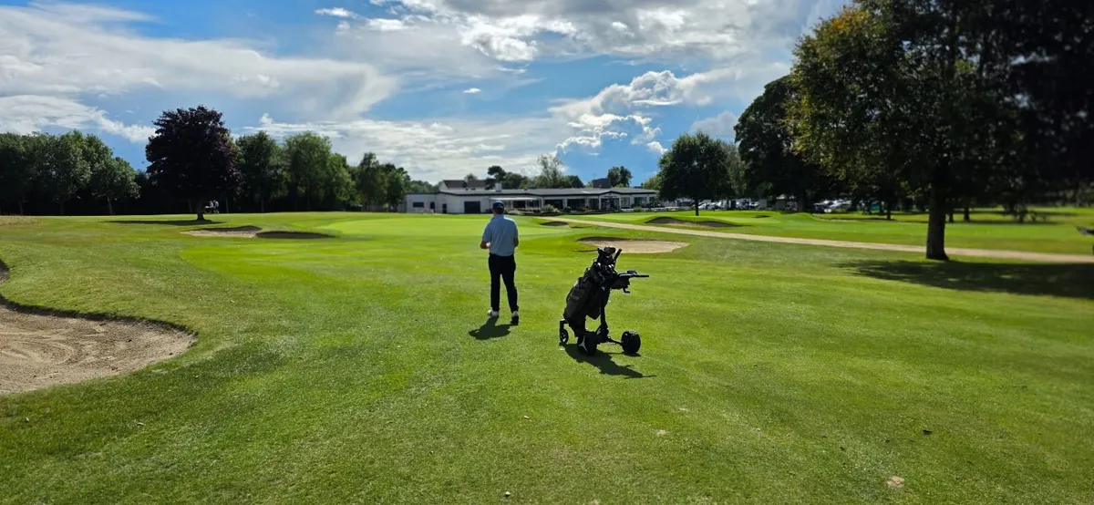 Axglo e5 Follow Golf Trolley - New or Cert Refurb - Image 1