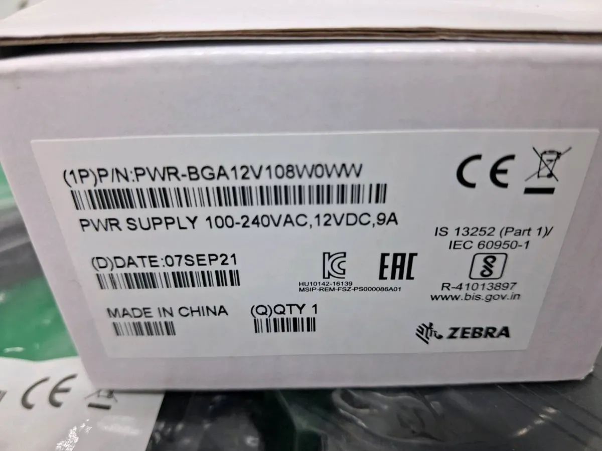 Postage - 2 x Zebra PWR-BGA12V108W0WW Adaptors - Image 4