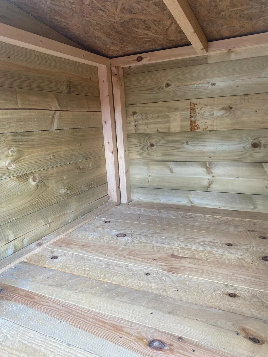 Large Dog Kennel -Treated Timber 90x90cm Felt Roof - Image 4