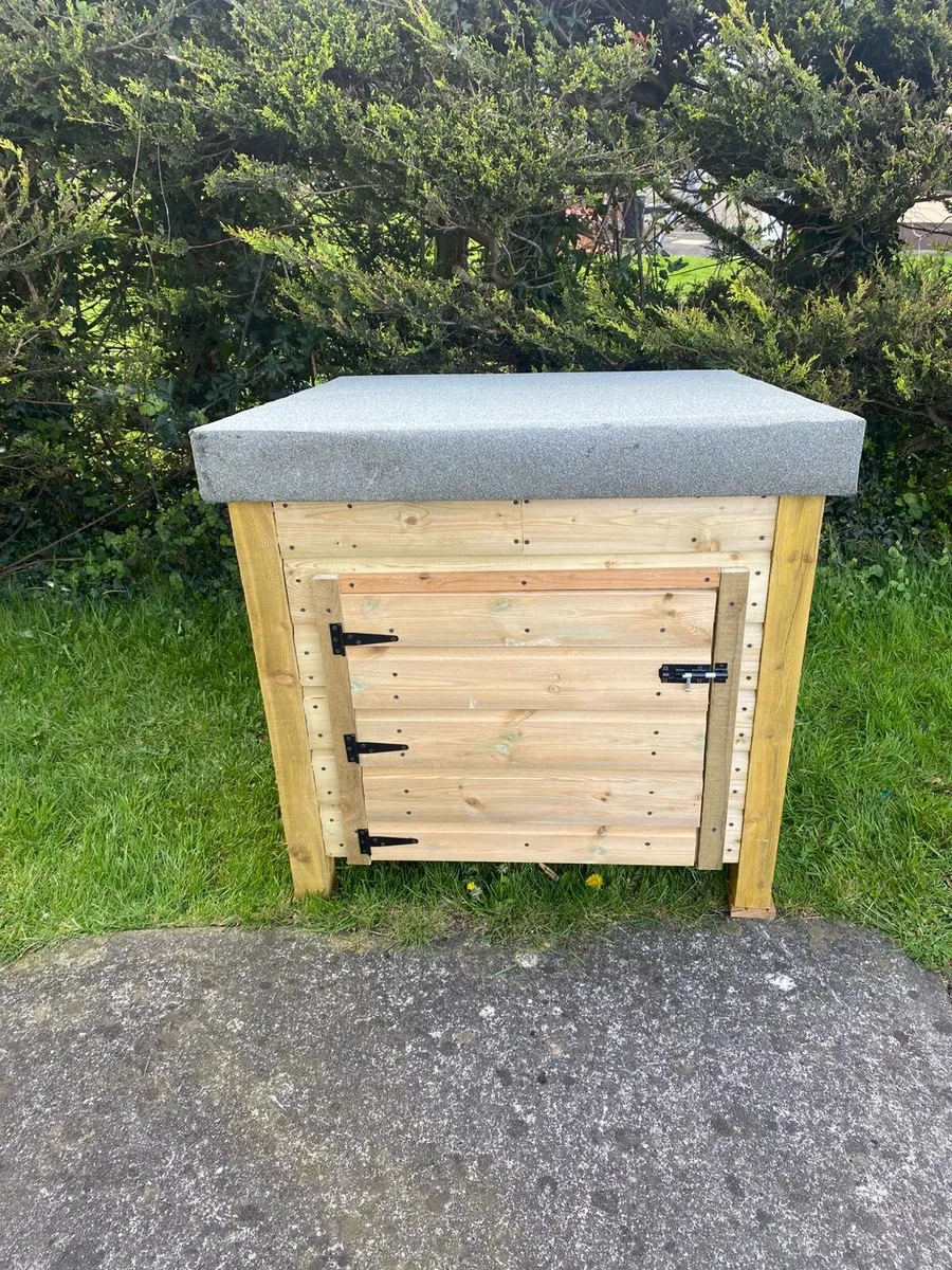 Large Dog Kennel -Treated Timber 90x90cm Felt Roof - Image 1