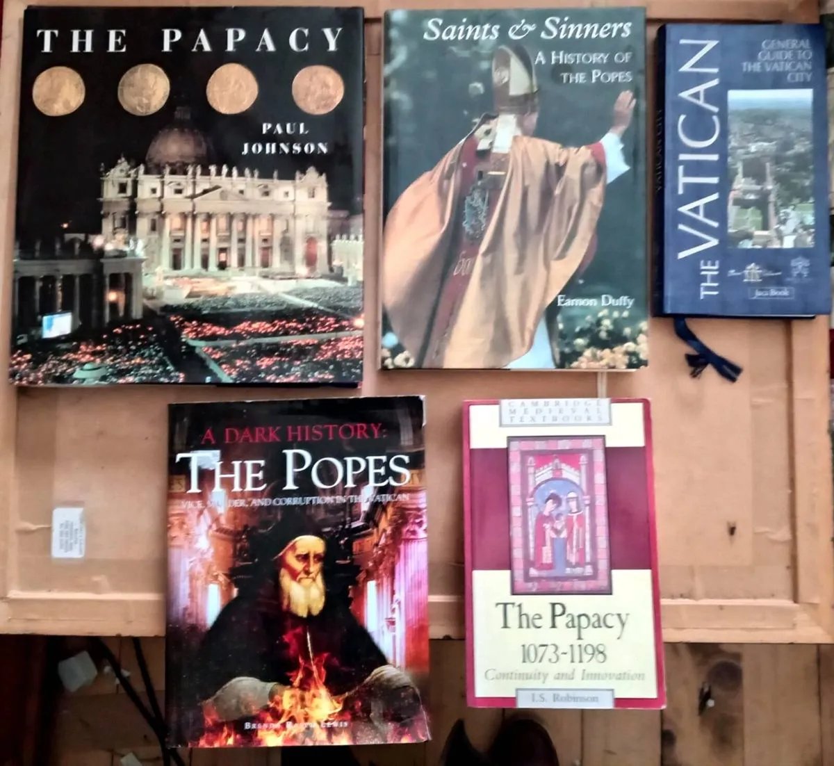 Five Papacy Books