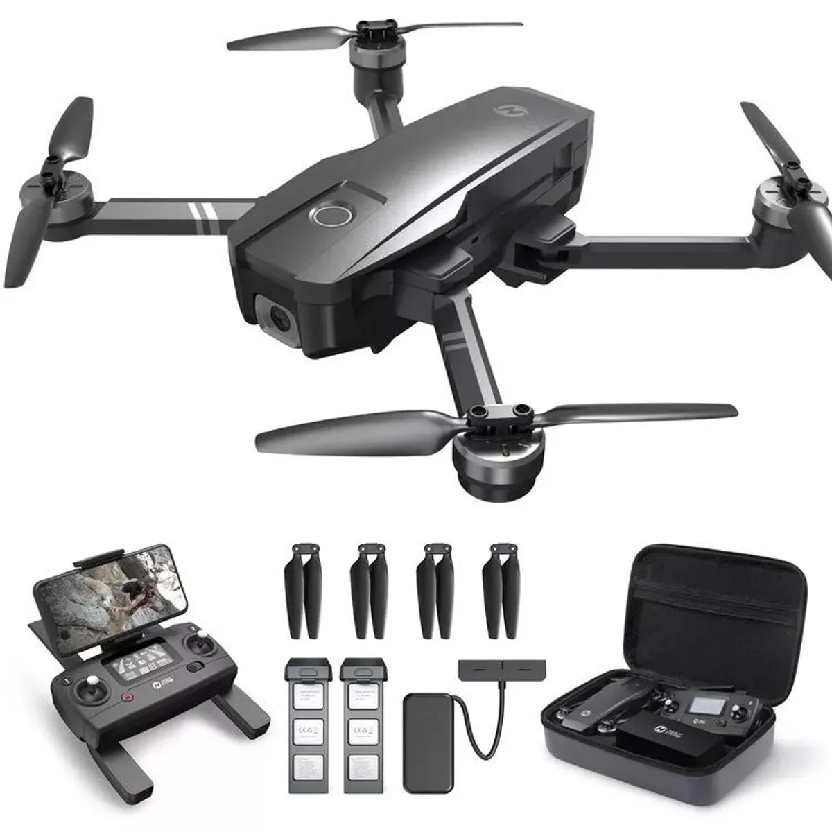 Holy Stone HS720 GPS Drone plus spare parts with Camera for Adults 4K UHD, 52 Minutes Flight Time, Foldable Quadcopter with Brushless Motor, Auto Return Home, Follow Me, Long Control Range - Image 2