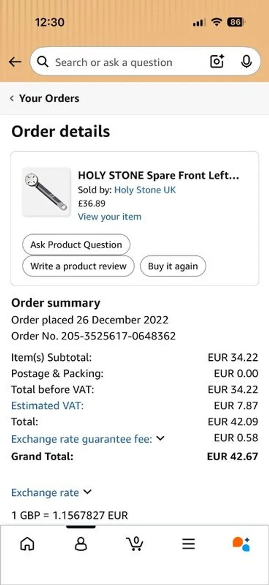 Holy Stone HS720 GPS Drone plus spare parts with Camera for Adults 4K UHD, 52 Minutes Flight Time, Foldable Quadcopter with Brushless Motor, Auto Return Home, Follow Me, Long Control Range - Image 3