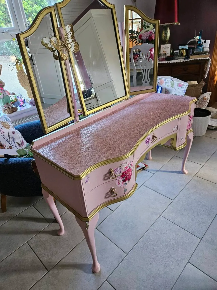 Vintage upcycle mahogany unit - Image 2