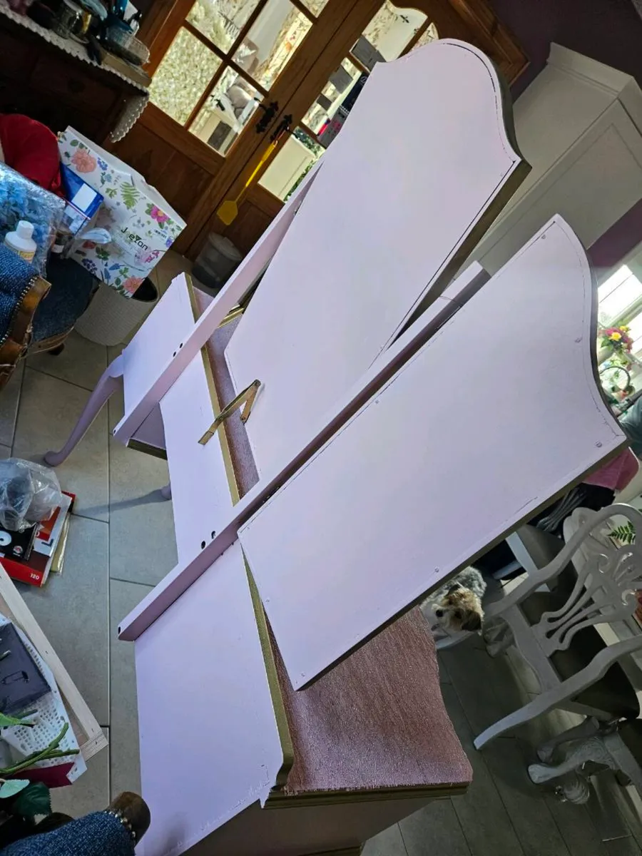 Vintage upcycle mahogany unit - Image 4