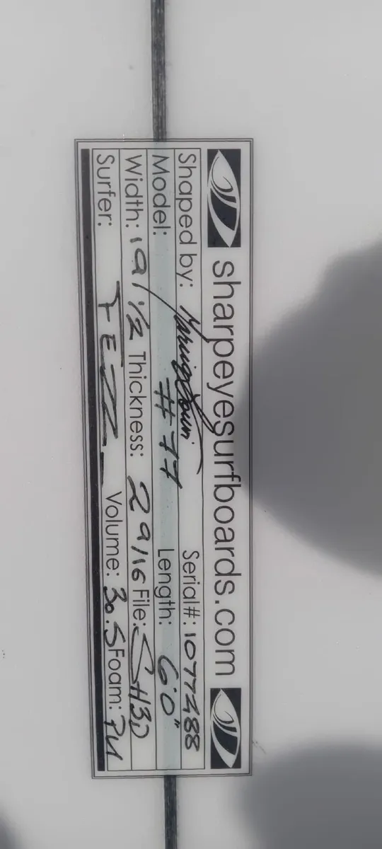 Sharpeye 77 surfboard - Image 3