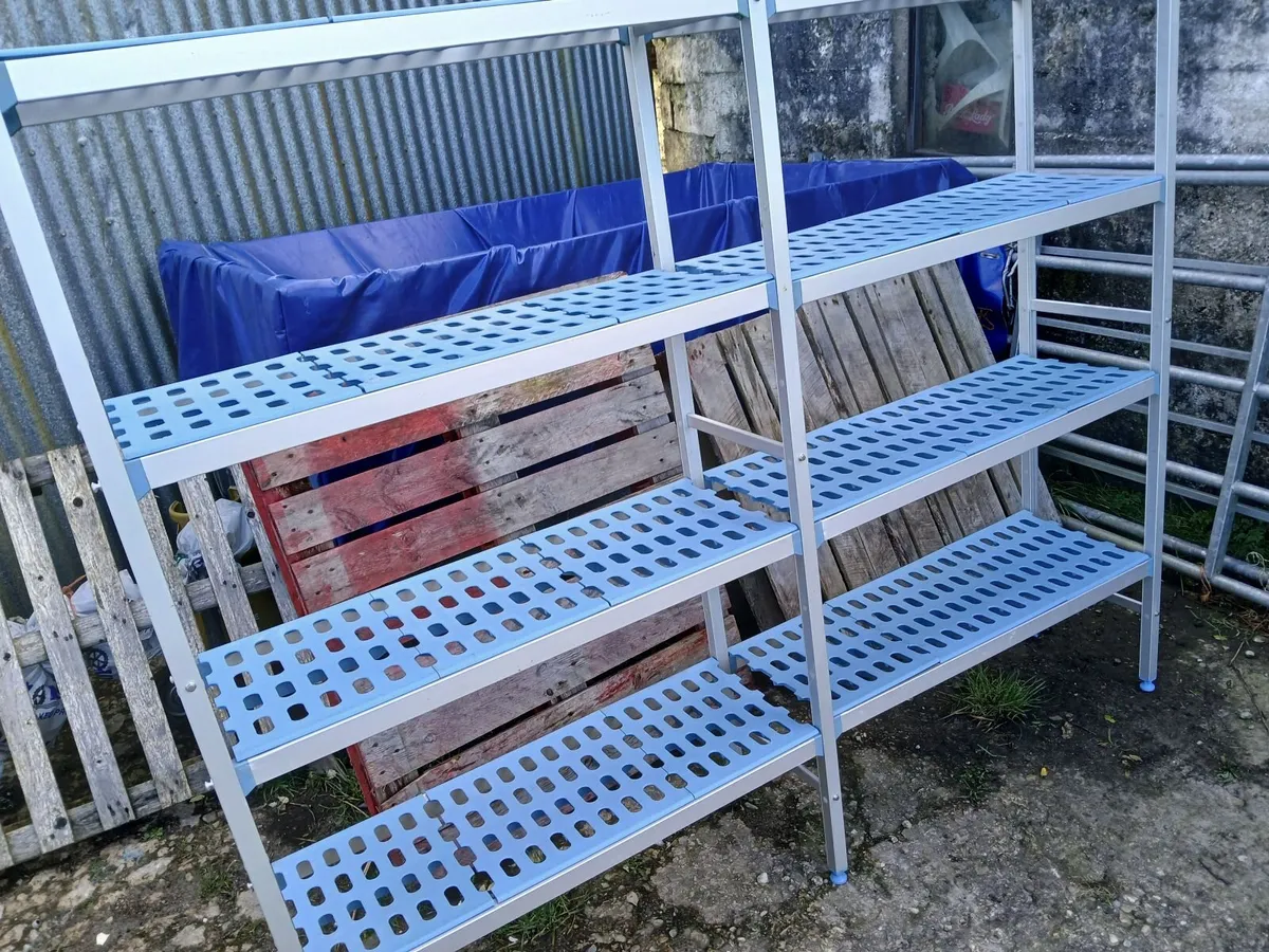 Staneless steel  shelf  racking  x show room ...de - Image 2