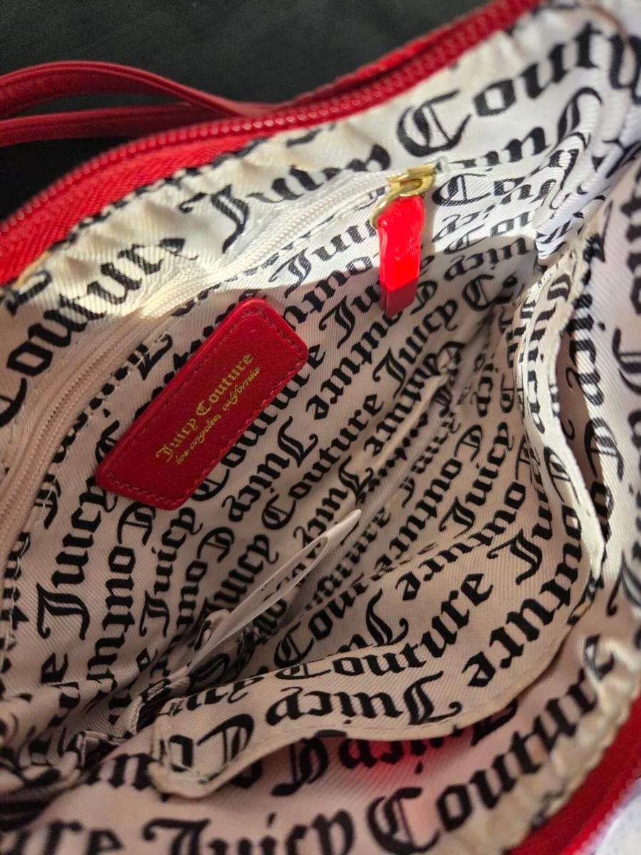 Red Juicy Couture Debossed Logo Crossbody Bag - Image 1