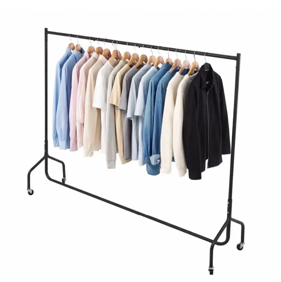 New 6ft Garment Clothes Rail Heavy Duty - Image 2