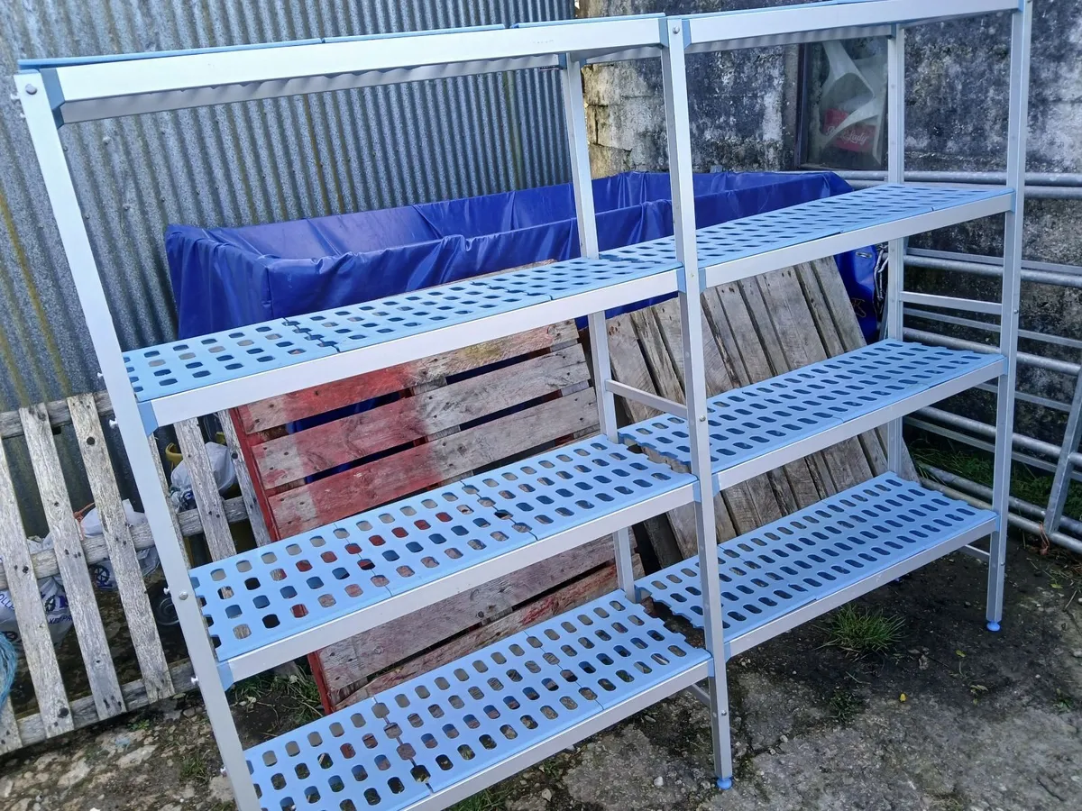 Staneless steel  storage  shelf racking delivered - Image 4