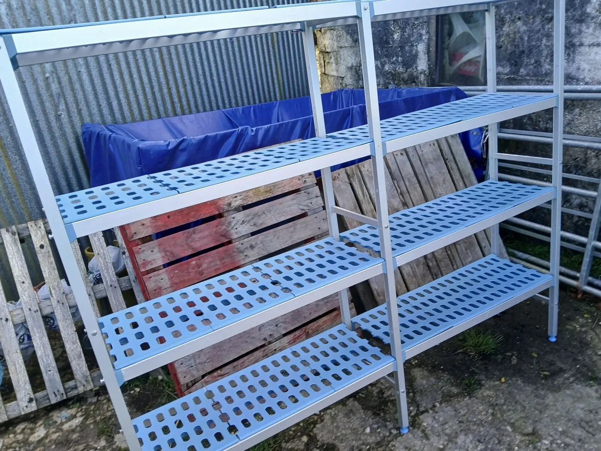 Staneless steel  storage  shelf racking delivered - Image 2