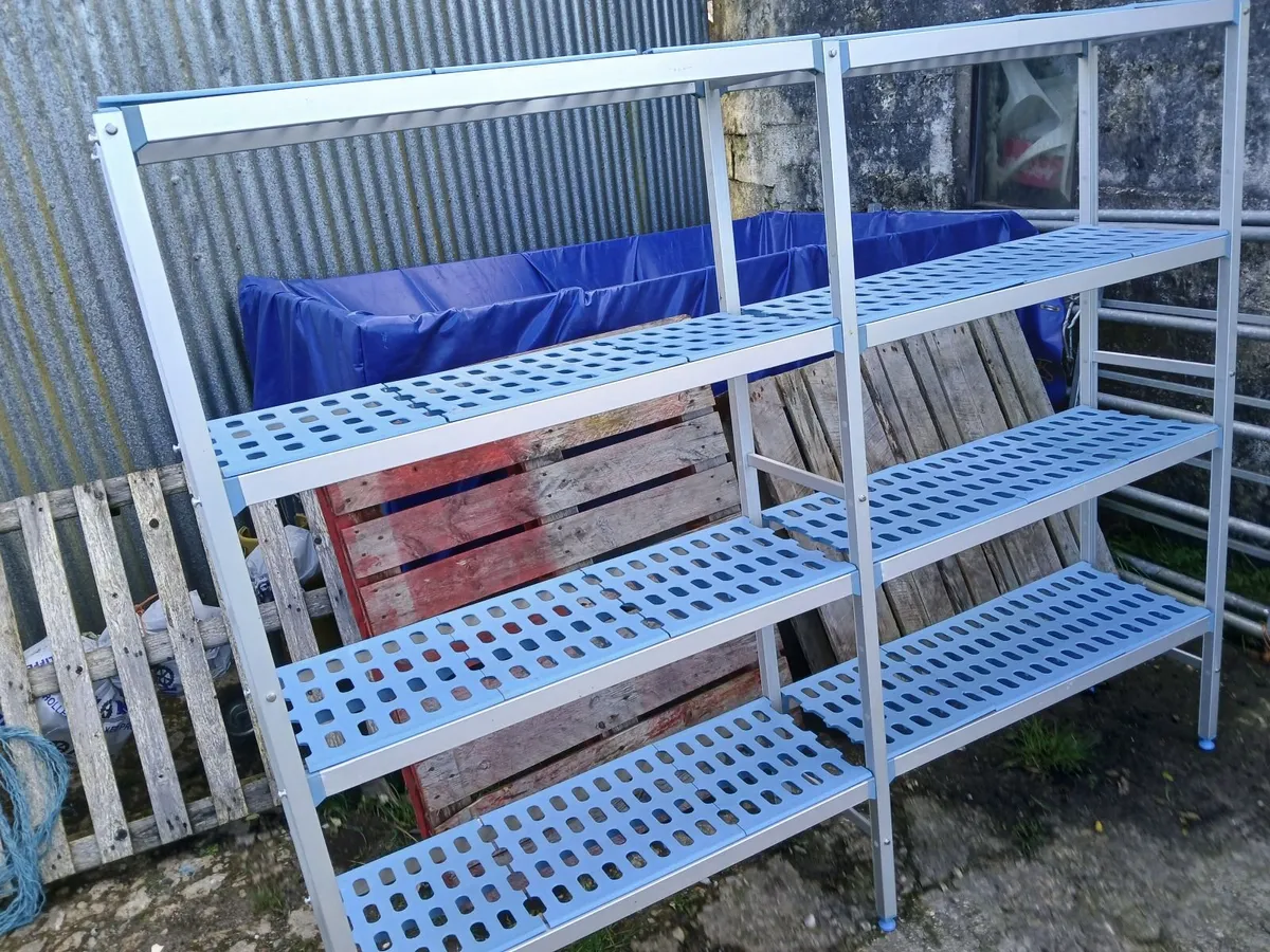 Staneless steel  storage  shelf racking delivered - Image 3