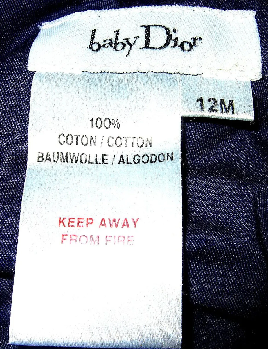 Authentic Baby Dior Dungarees-As New - Image 4