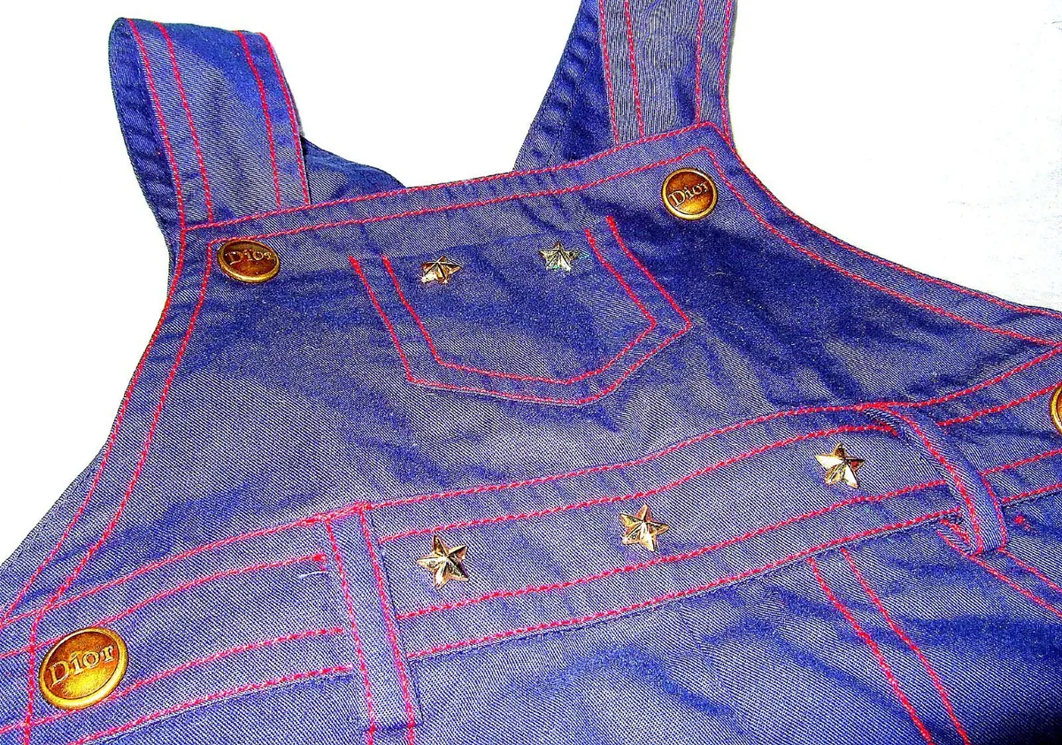 Authentic Baby Dior Dungarees-As New - Image 1