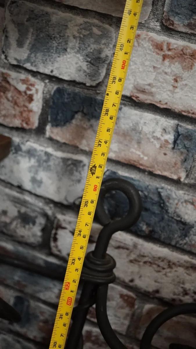 Hanging Wrought Iron Wine Rack - Image 3