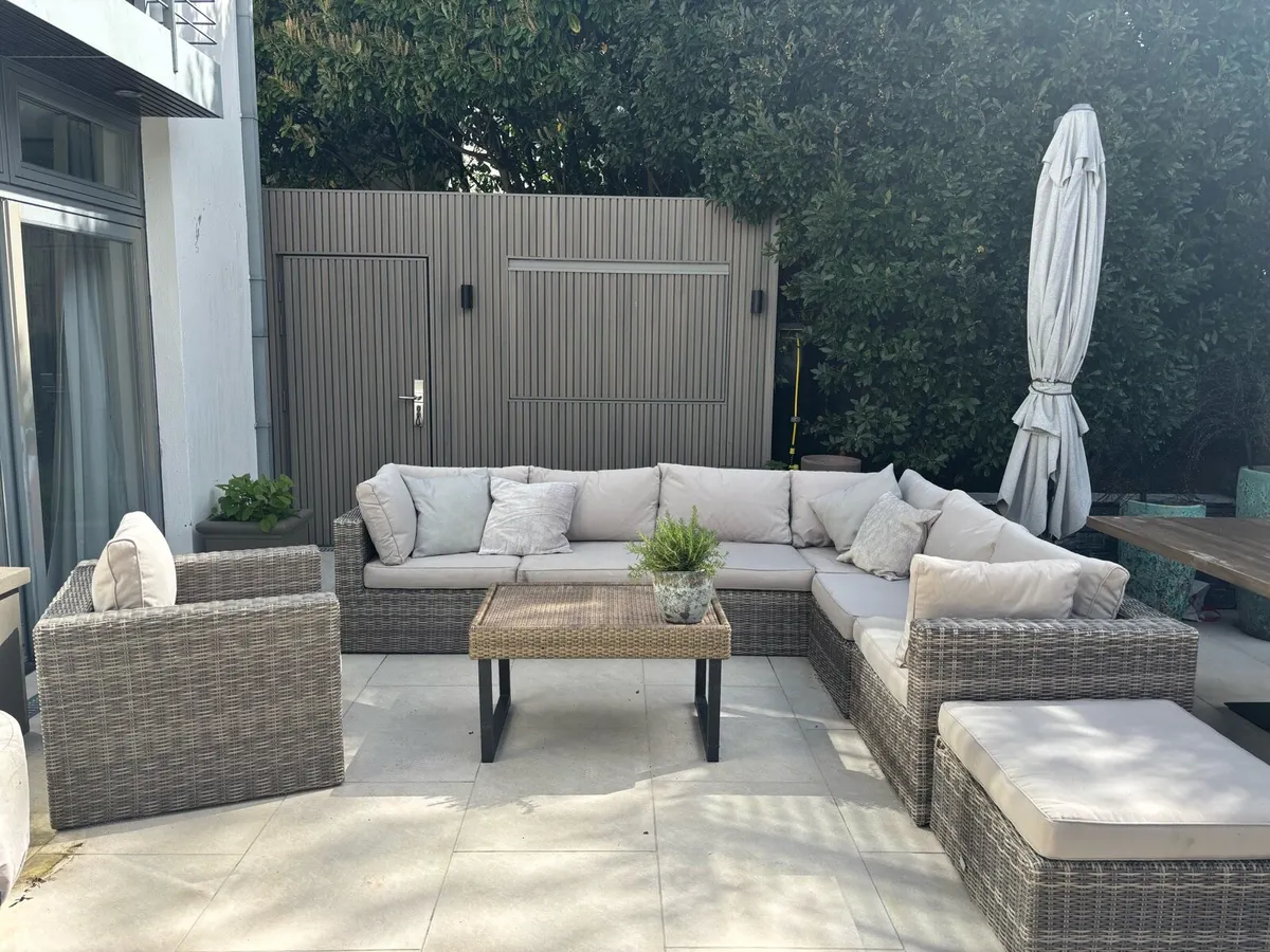 Rattan Corner Sofa Set - Image 2