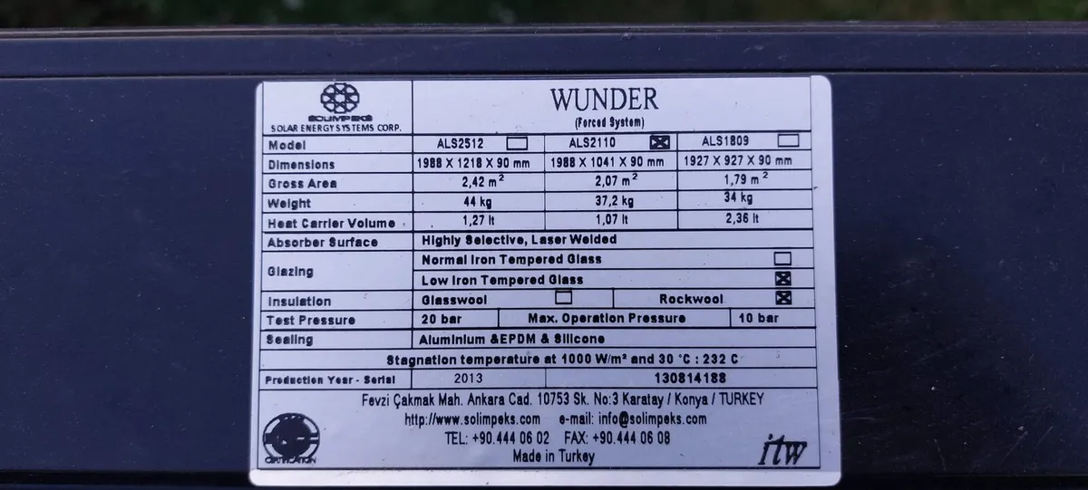 Thermal Solar Panels - Image 1