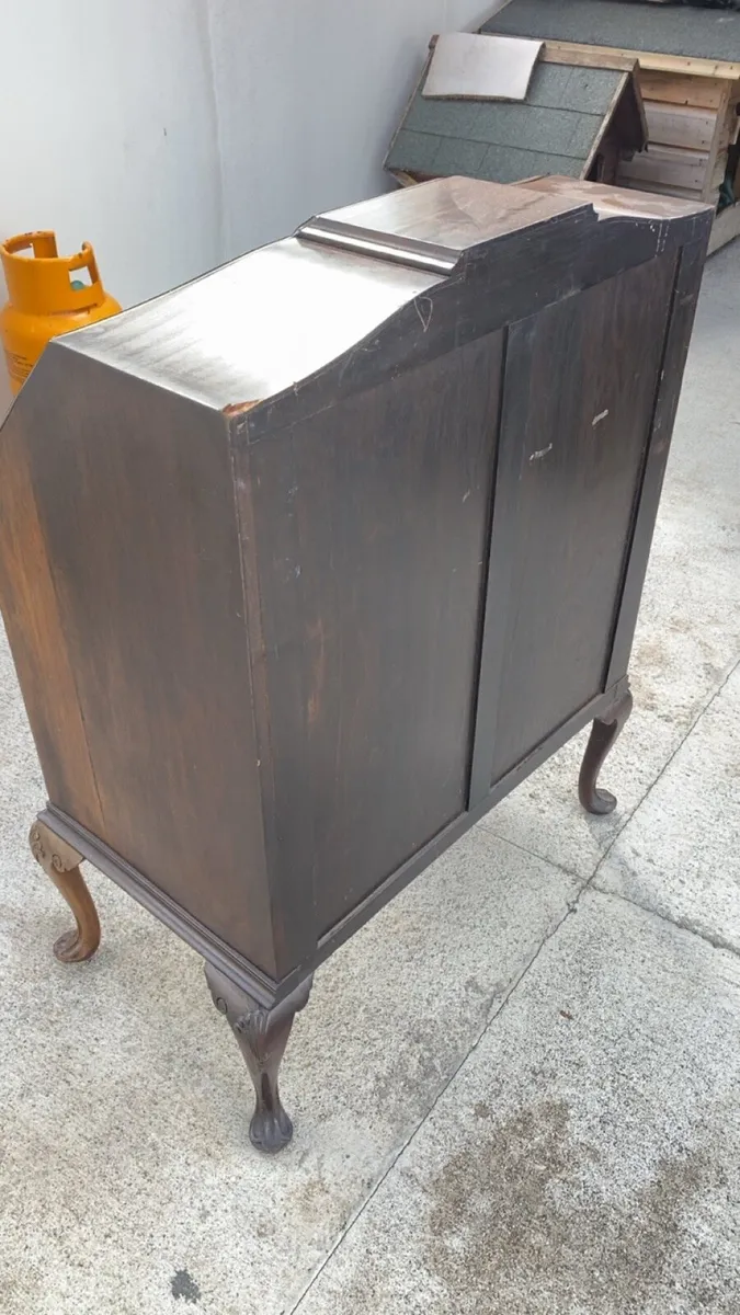 Chippendale-style Mahogany Oxbow - Image 4