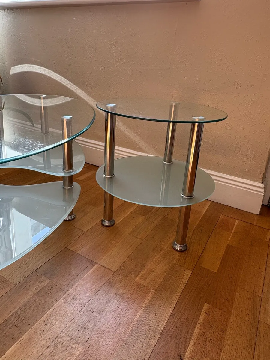Coffee table & 2 side tables - Image 4