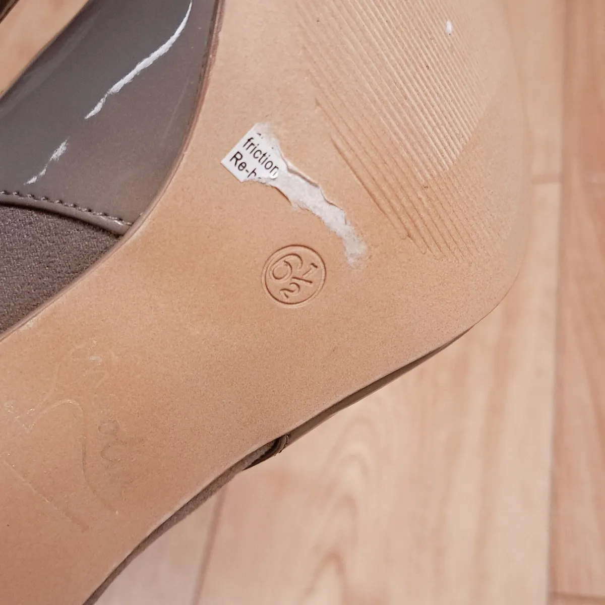 M&S Taupe Beige Suede Heels Pumps 6.5UK/39.5EU - Image 2