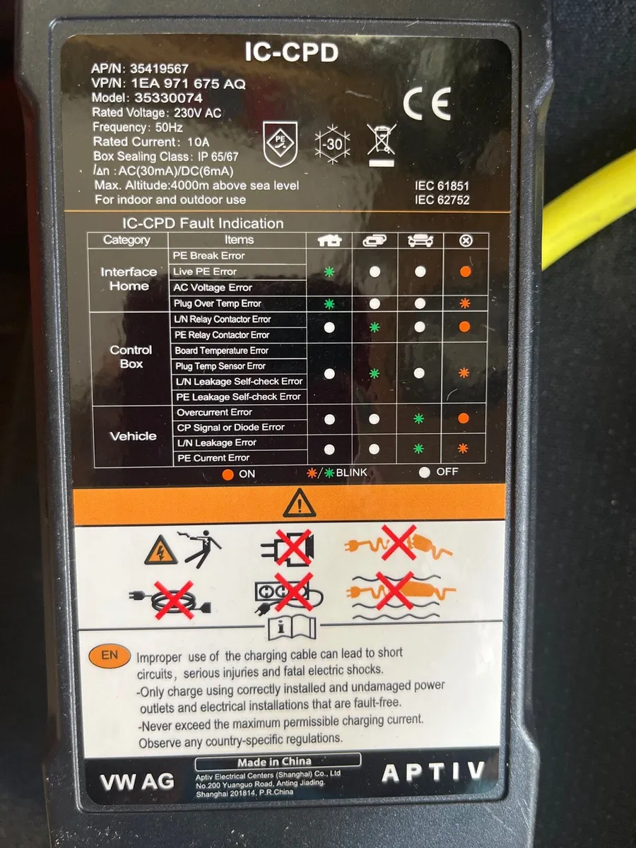 EV car charging cable - Image 2