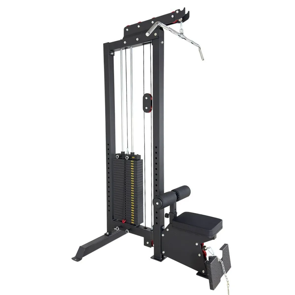 135kg Lat Pull Down / Low Row Machine -Weights Gym - Image 1