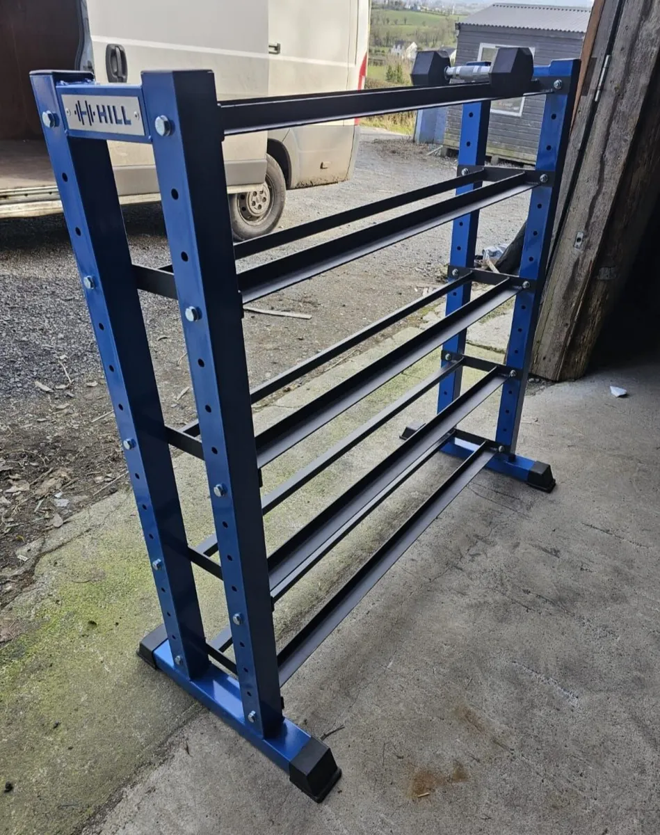 3 Tier Dumbbell Rack Storage Solution -Gym Weights - Image 3