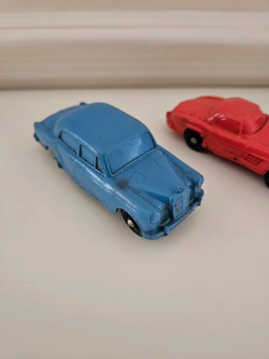 Vintage Mercedes Tomte Norwegian Rubber Cars - Image 2