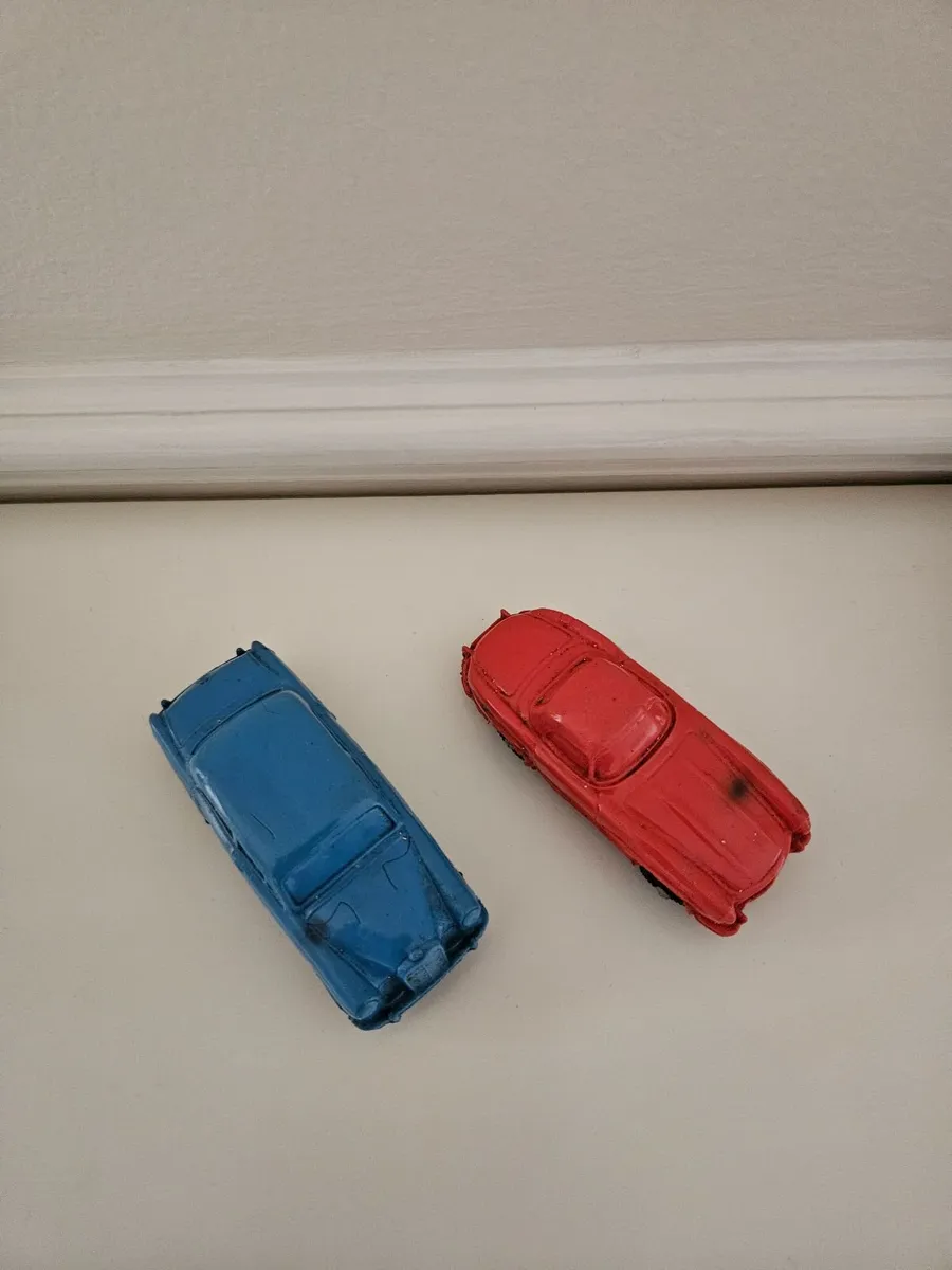 Vintage Mercedes Tomte Norwegian Rubber Cars - Image 3