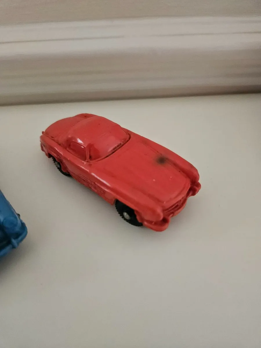 Vintage Mercedes Tomte Norwegian Rubber Cars - Image 4