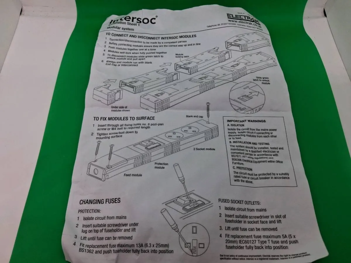 Postage - 2 x  Electrak IAB003A , 13A to 16A Feed - Image 4