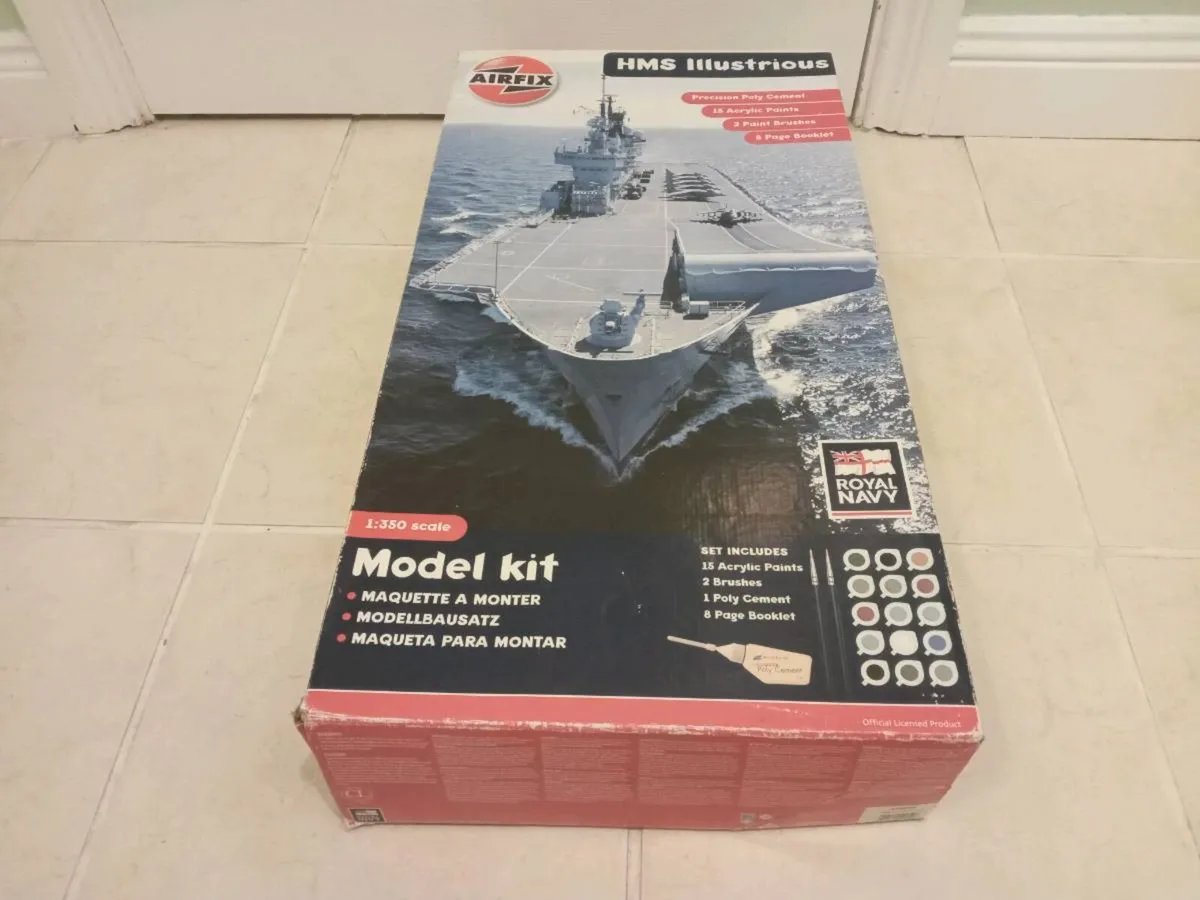Postage - HMS Illustrious Model Kit. - Image 1