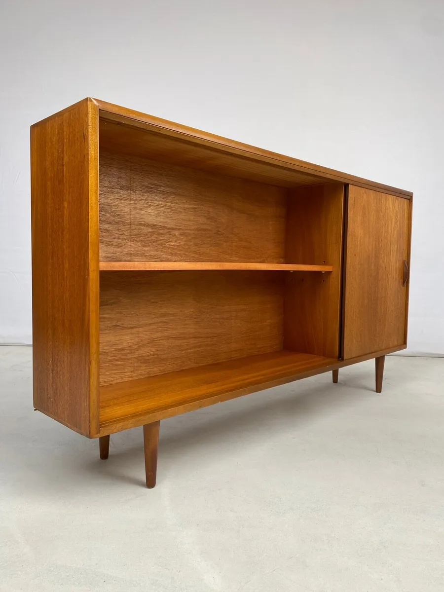 Danish Mid Century Bookcase Cabinet - Image 3