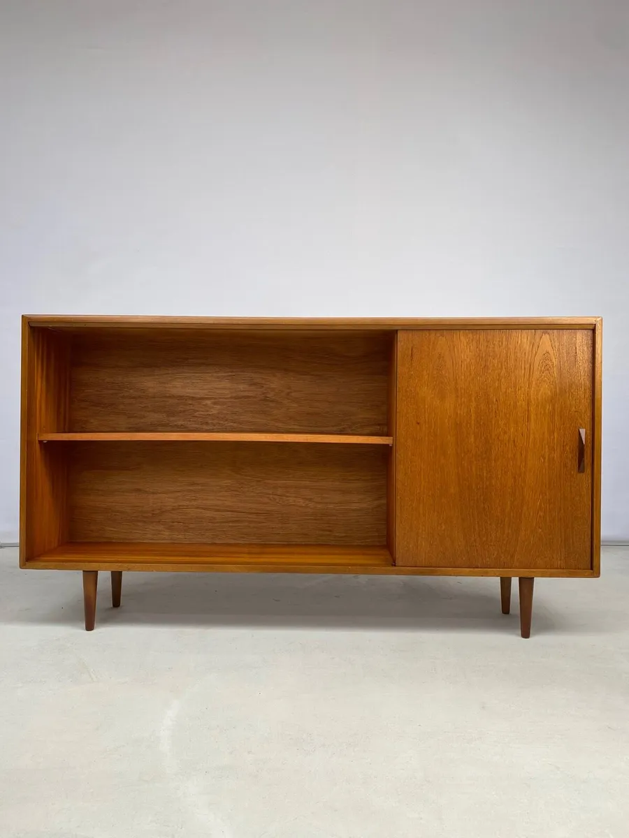 Danish Mid Century Bookcase Cabinet - Image 4