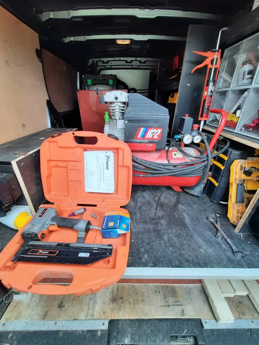 paslode 16g nail gun and compressor - Image 2