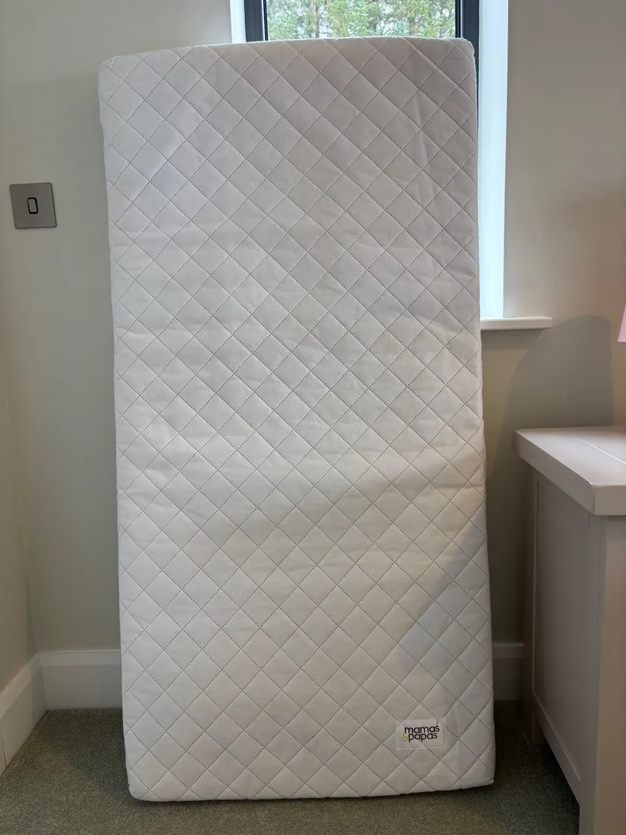 Mamas and Papas 3 Piece - Cotbed, Dresser Changer - Image 4