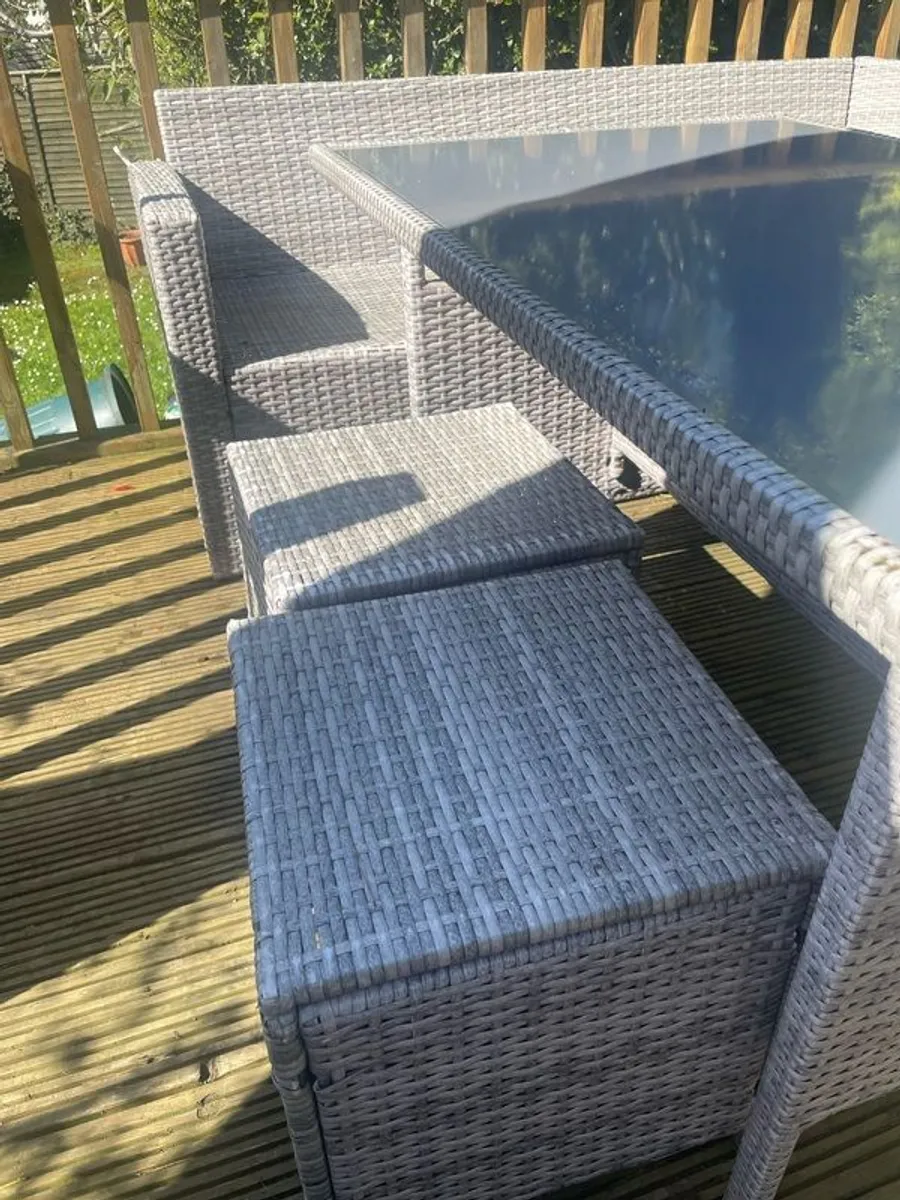 FREE Outdoor Garden Corner Sofa Set - Image 2